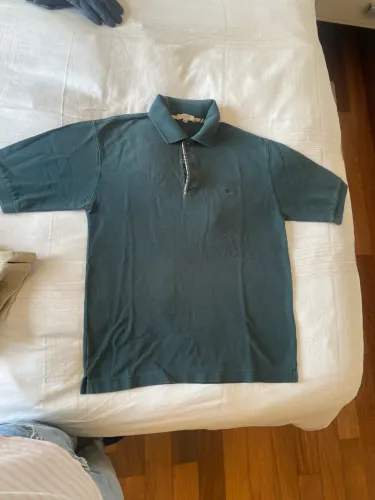 Polo Masculina Burberry Verde Musgo  Tam M 