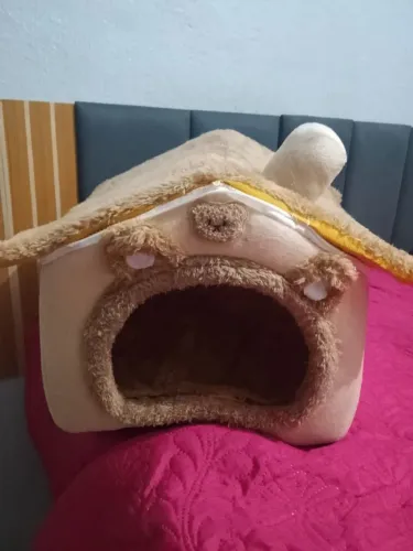 Casinha Pet Ursinho de Pelúcia para Gatos e Cachorros ?