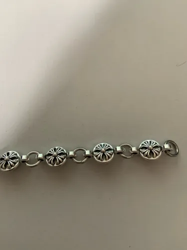 Pulseira Chroma hearts em aço inoxidável 21 cm