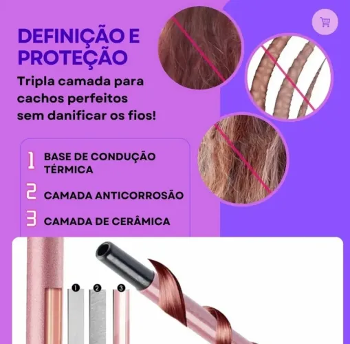 Modelador profissional 9mm babyliss