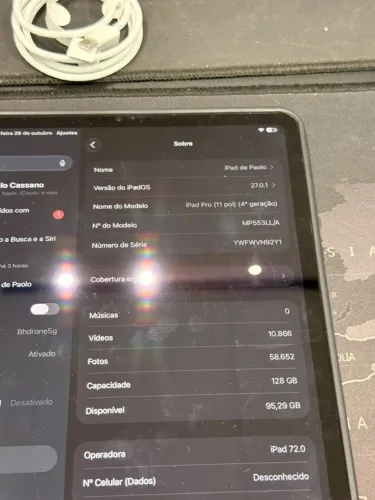 ipad pro m2 4 geracao 11 polegadas 128gb
