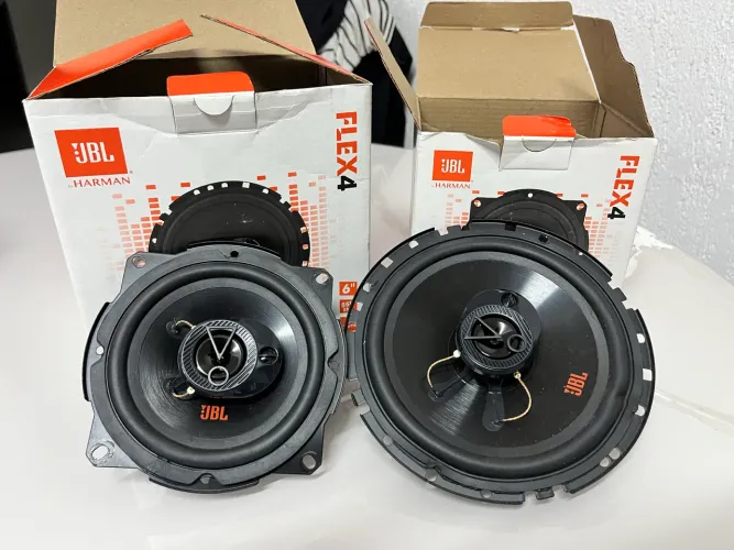 Kit Alto-falantes JBL Flex4 Originais - na Caixa
