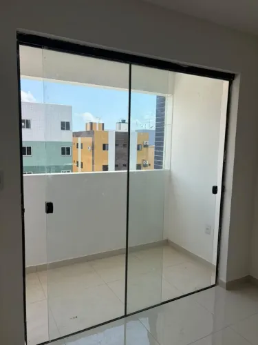 Porta dupla vidro temperado 8mm (217x103 cmcada)