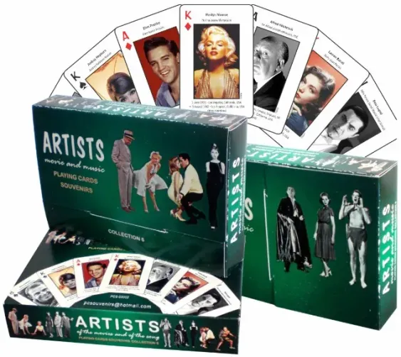 Baralho Artistas do Cinema e da Música II