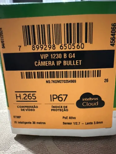Câmera intelbras Vip 1230 B G4
