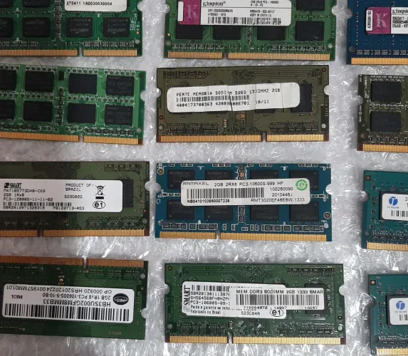 Lote Memória DDR3 Notebook