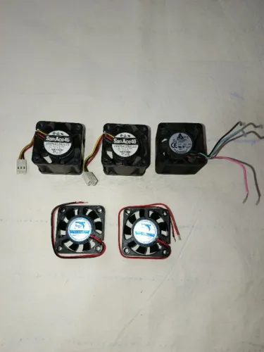 Kit com 5 unidades Cooler ventoinha 40x40mm SanAce Brushless Botto