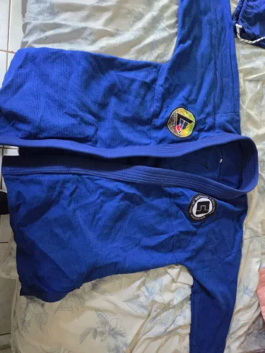 Kimono Jiu Jitsu Azul Pouco Usado