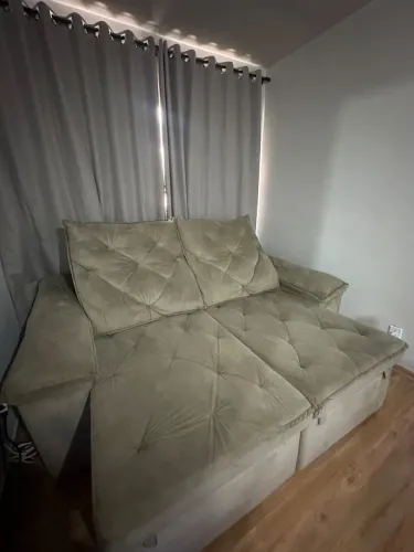 Sofá retrátil reclinável