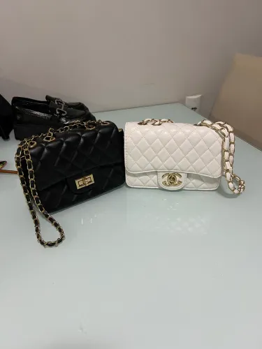 Kit bolsas Deluxe em Matelassê e corrente