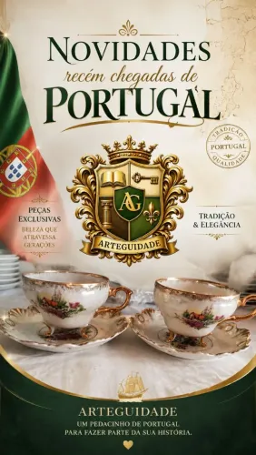 Par de xícaras portuguesa