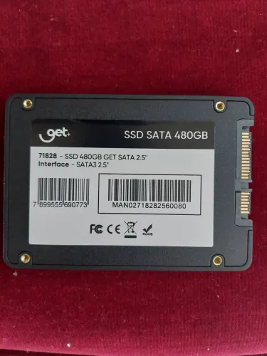SSD 480Gb Novo (1h de uso total)