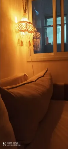 Sofá linho com couro