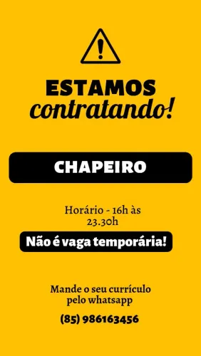 Vaga chapeiro 