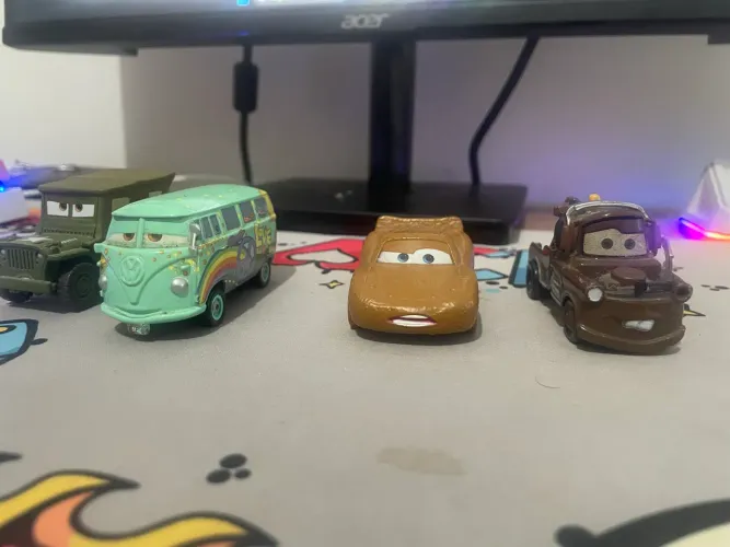 Miniatura originais do filme carros