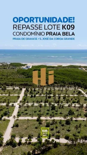 Lote / Terreno Residencial, Residencial para Venda, Centro, São José da Coroa Grande
