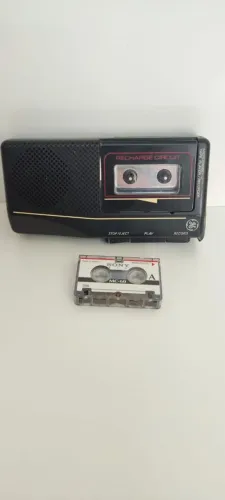 Micro gravador anos 80 funcionando perfeitamente