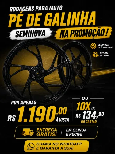 JANTE PE DE GALINHA FAN160