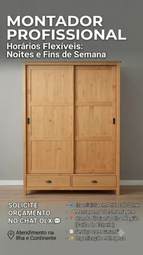 Montagem | Desmontagem | Assistência de móveis com horário flexível!