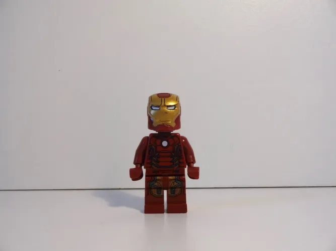 Minifigura Lego Homem De Ferro Mark 43 Original Marvel sh0167 Capacete Móvel