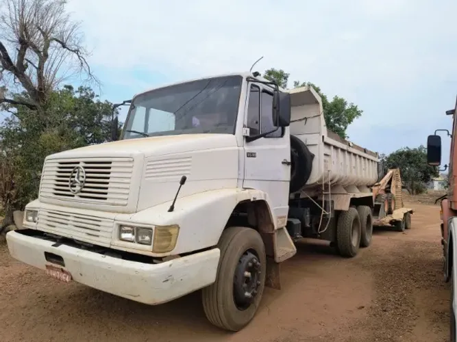 KIT COMPLETO: CAMINHÃO 1618 + BOBCAT MUSTANG 1500 + PRANCHA