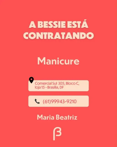 Contrata-se manicure