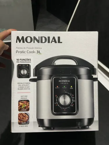Panela de pressão elétrica Mondial Pratic Cook 3L