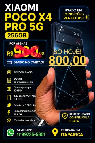Xiaomi POCO X4 PRO 5G 256gb