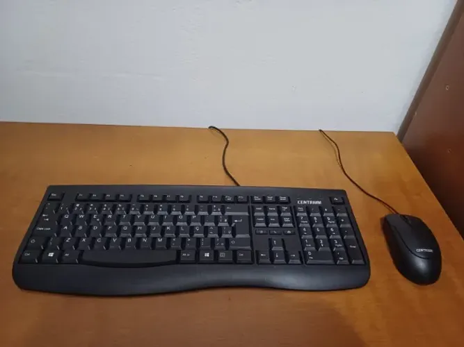  Kit Teclado E Mouse Centrium Com Fio - Estado De Novo (2 Meses Uso)