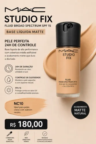 BASE DA MAC STUDIO FIX NC10