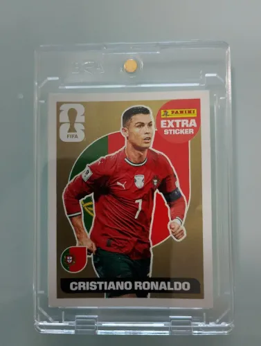Figurinha legend Cristiano Ronaldo (ouro)