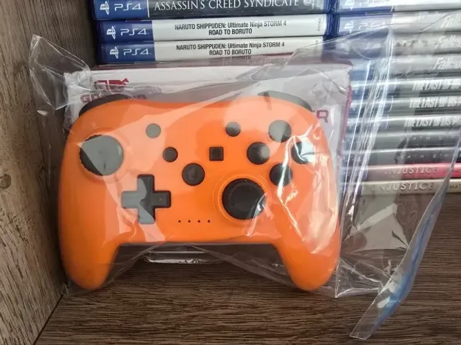 CONTROLE BLUETOOTH GAMINJA NOVO PARA NINTENDO SWITCH