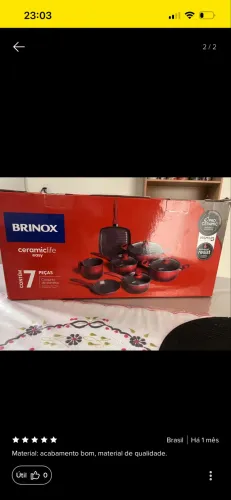 Conjunto de panelas Brinox