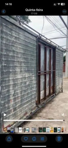 baú de caminhão dupla camada já com isolamento térmico para projeto de loja