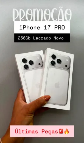 iPhone 17 PRO - 256 Novo lacrado 6.990,00