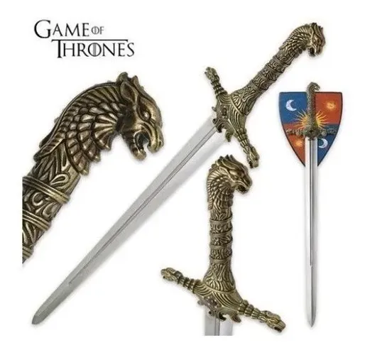 Espada Cumpridora de Promessas Oathkeeper Brienne Tarth Game Of Thrones Em Aço