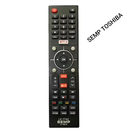Controle Remoto Para Televisao Smart Semp Toshiba Novo Promoção