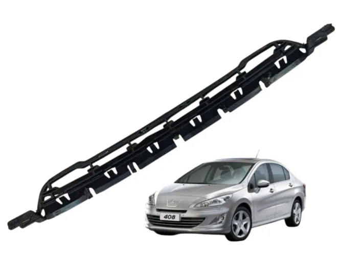 Grade Parachoque Dianteiro Peugeot 408 2015 Preto