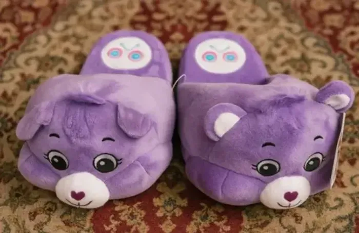 Pantufas do Ursinho carinhoso Roxo