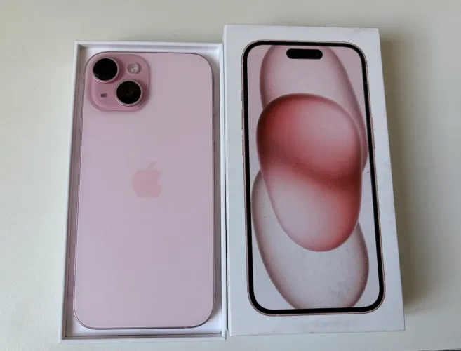 Iphone 15 rosa 128gb novíssimo