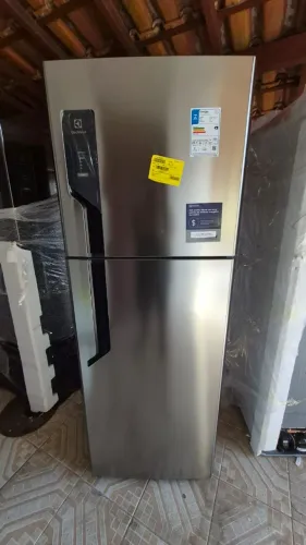 Geladeira Electrolux Frost Free Duplex Efficient Inox Look - 480 litros 110 volts