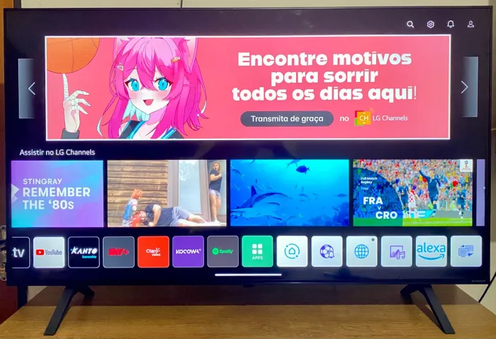 Smart tv LG 4K 43 Polegadas (Novíssima)