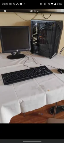 Pc semi gamer com led
