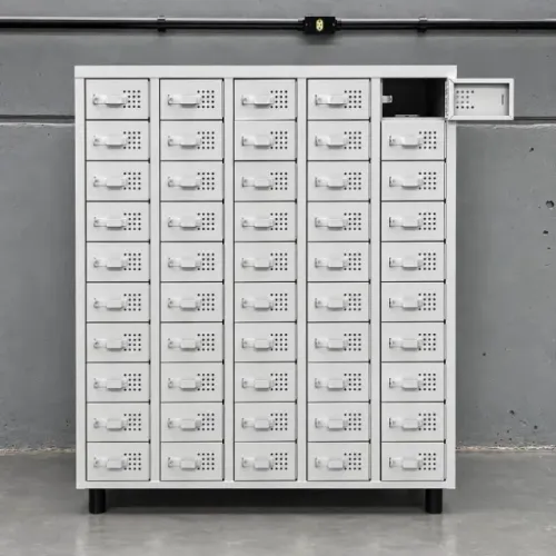Armário Guarda Celular 50 Portas para Cadeado em Aço - Steelon Móveis