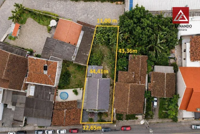 Terreno à venda, 517 m² por R$ 590.000,00 - Água Verde - Blumenau/SC
