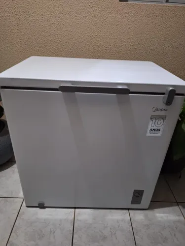 Freezer Midea Horizontal 200L novo 1 ano de uso apenas