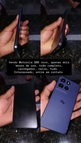 Estou vendendo esse Motorola G86 novo