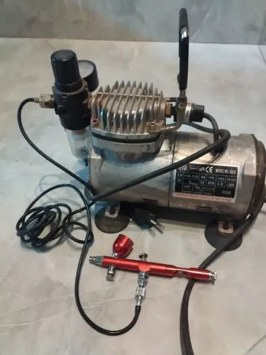 Kit aerógrafo compressor profissional