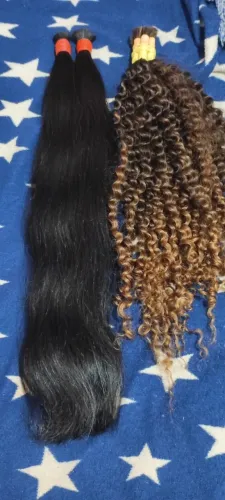 Mega hair cacheado