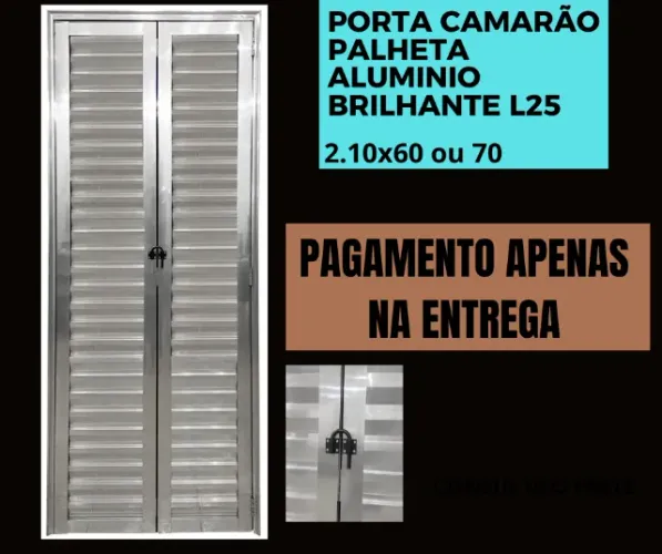 porta camarão dee aluminio 2.10/60 - codigo mju57